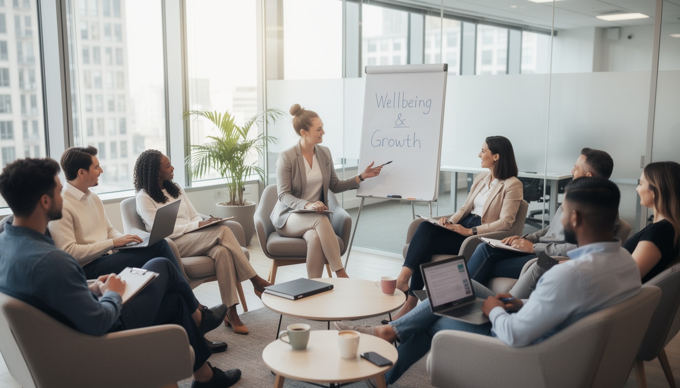 découvrez comment le coaching bien-être en entreprise avec mybestcoaching.fr peut améliorer la qualité de vie au travail, renforcer la motivation des équipes et optimiser la performance de votre société.