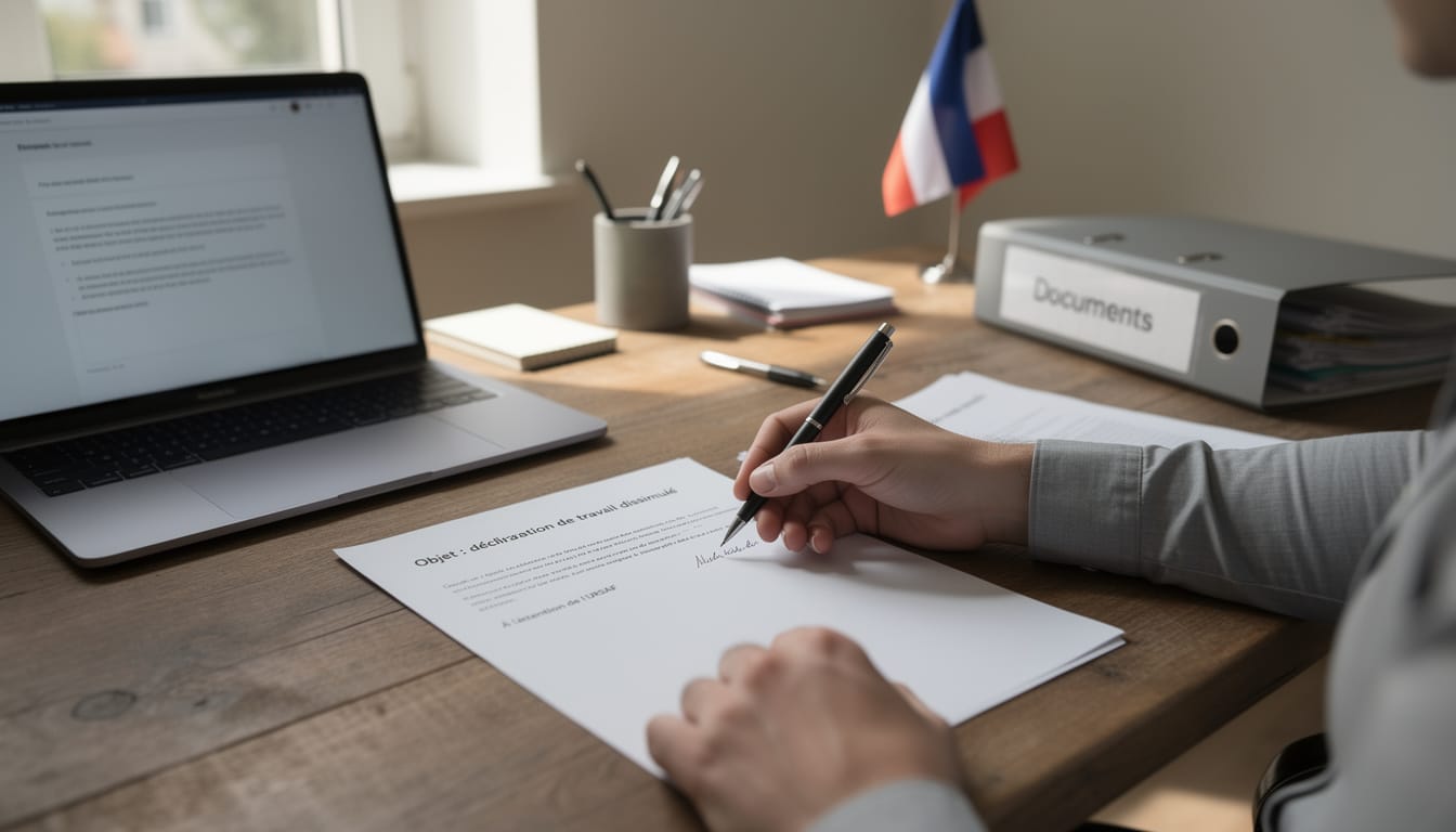 découvrez comment rédiger efficacement une lettre de dénonciation à l'urssaf contre le travail au noir, avec des conseils pratiques et un modèle type pour agir en toute légalité.