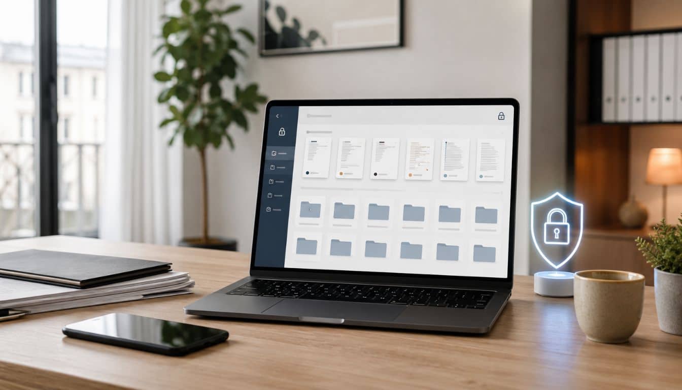 Bureau moderne avec éléments technologiques