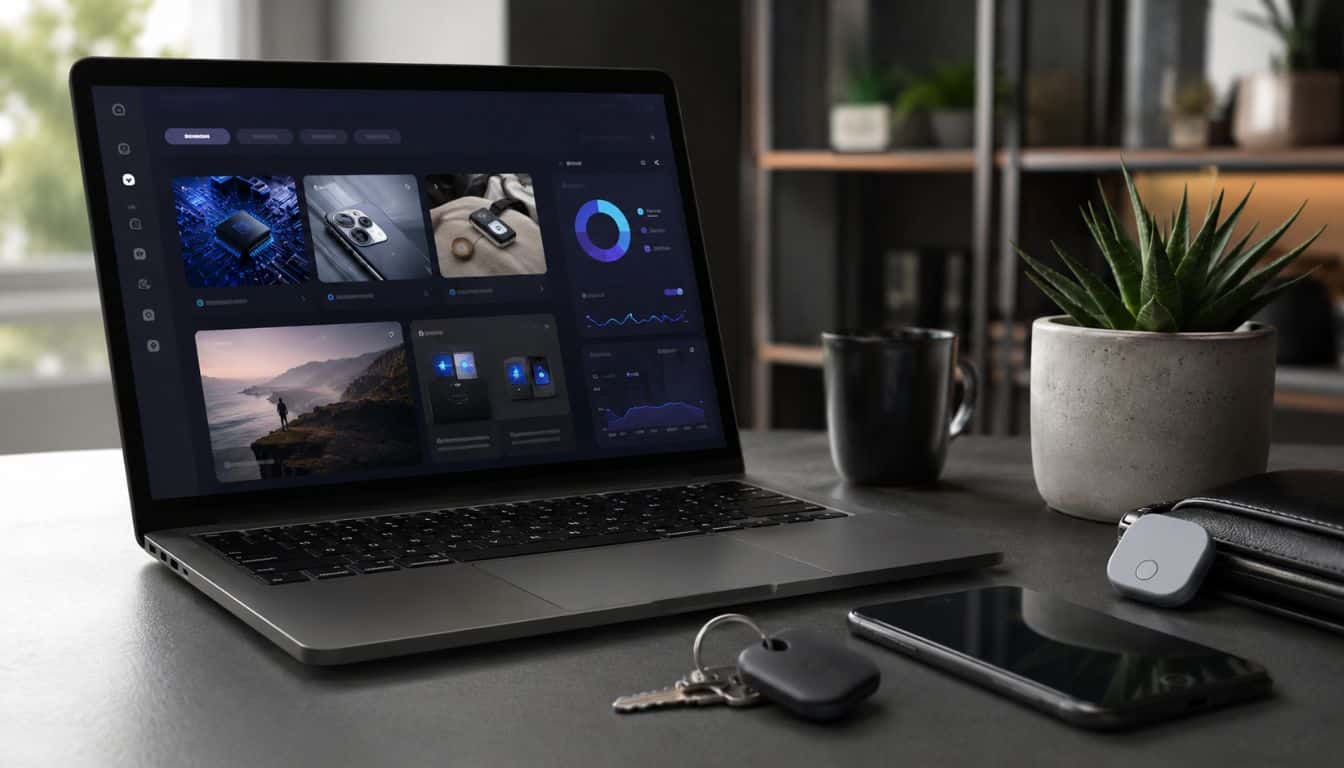 Espace de travail moderne et épuré
